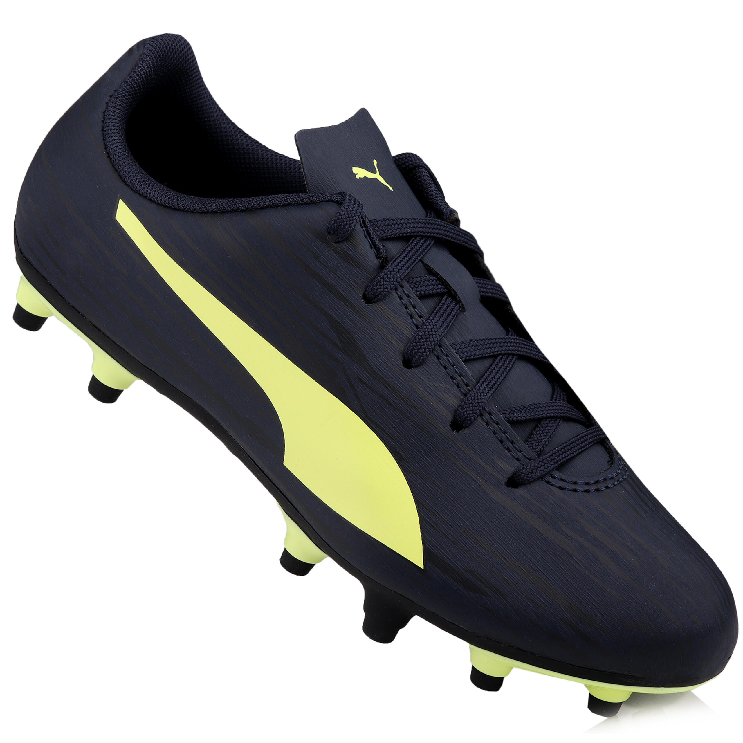 Botas de fútbol Puma Rapido III FG/AG para niños en negro 7/7