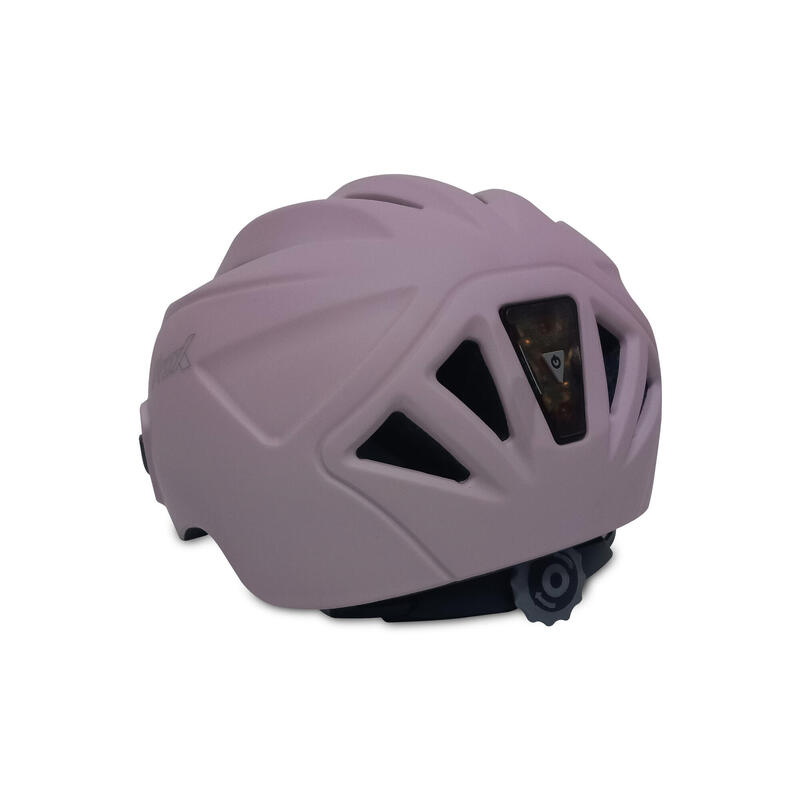 Casque de vélo pour enfant - Rose Claire - Casque avec éclairage