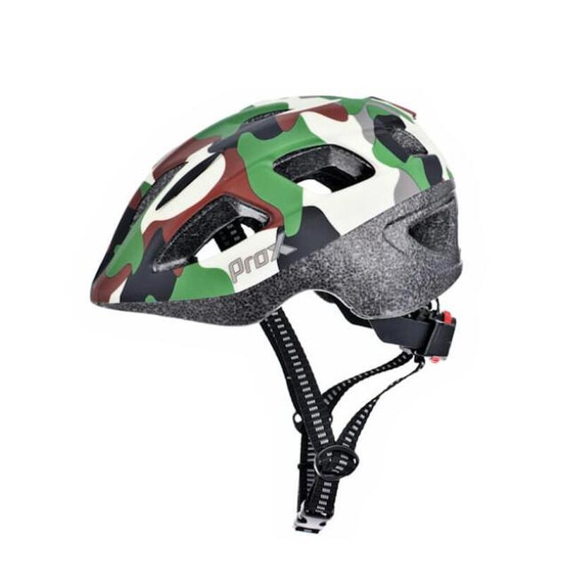 Casque de vélo pour enfants - Green Camo Junior - Casque enfants Garçons