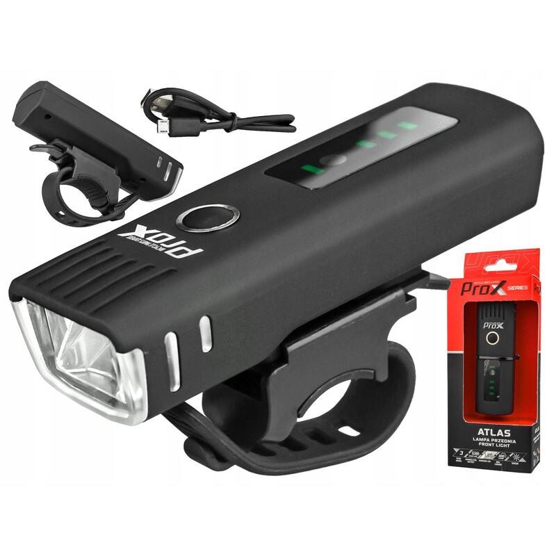 Feu avant vélo 300 Lumen - Phare Samsung LED