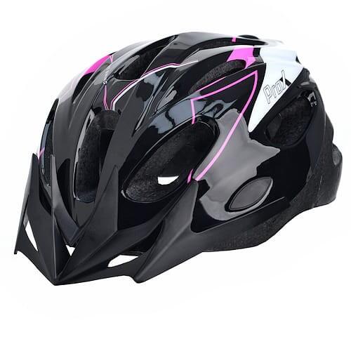 Casque De Vélo Femme Adulte - Rose Noir