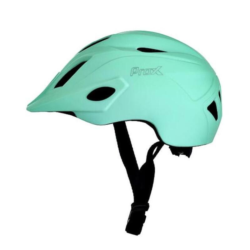 Kinderfietshelm - Mint - Kinderhelm met verlichting