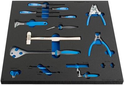 Sos set algemeen fietsgereedschap - 560 x 570 x 40 mm / 14 pcs - 3 kg -