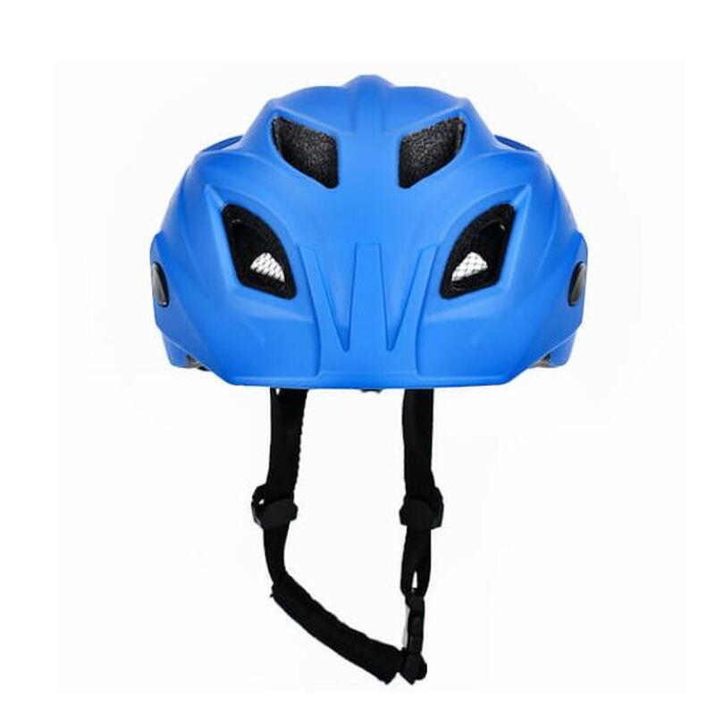 Kinderfietshelm - Blauw - Kinderhelm met verlichting