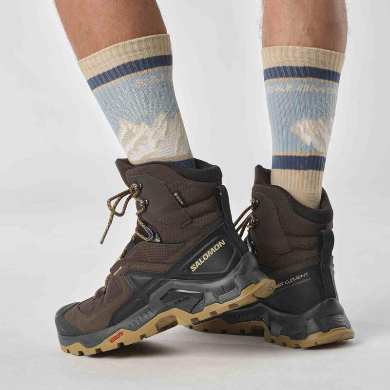 Bocanci Drumetie Barbati QUEST ELEMENT Gore-Tex Maro