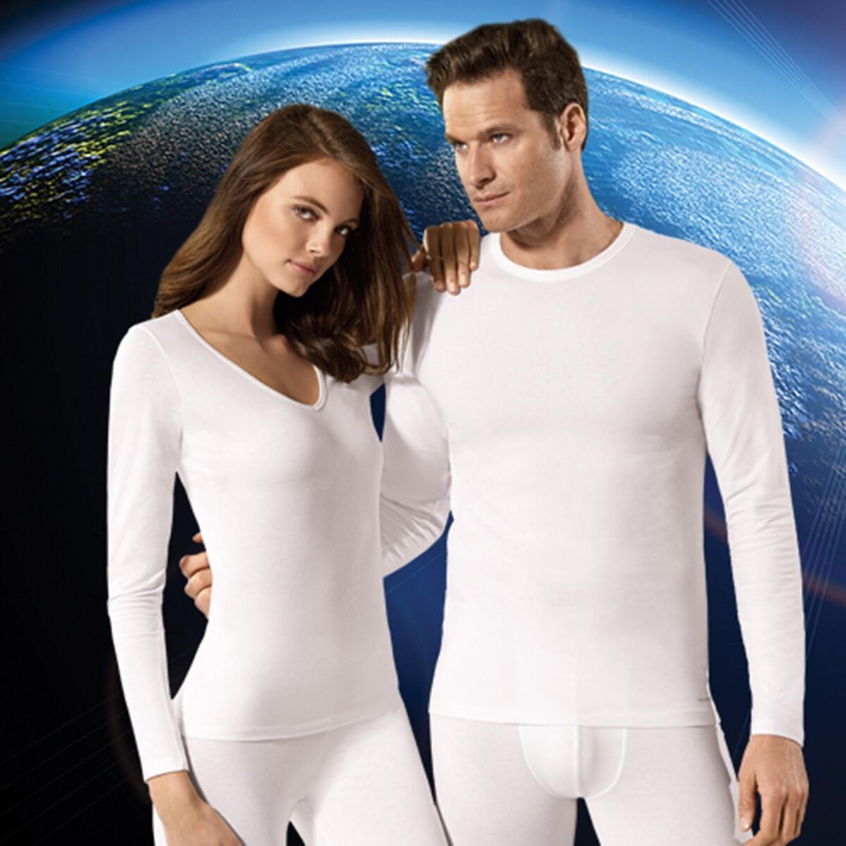 Tricot de peau col V manches longues innovation régulateur de température 5/6