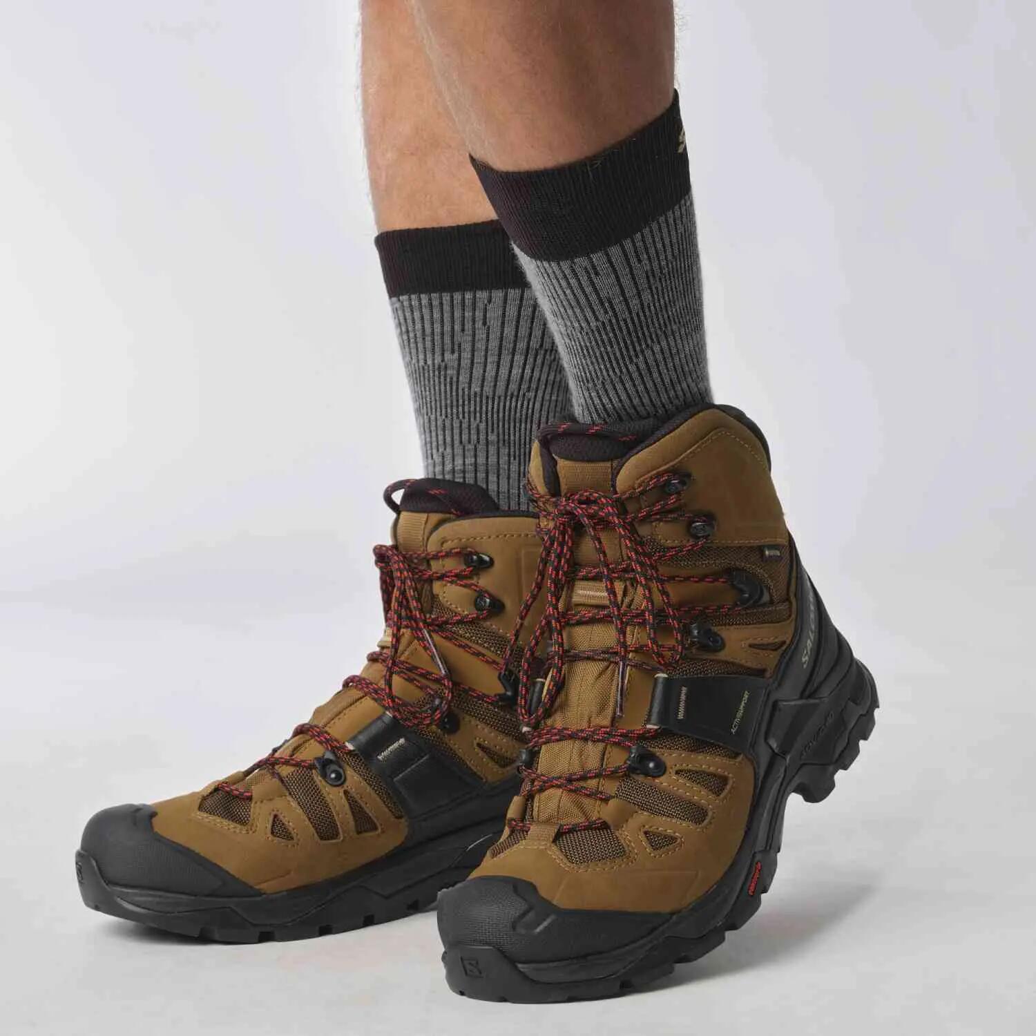 Bocanci Drumetie Barbati QUEST 4 Gore-Tex Maro 2/5