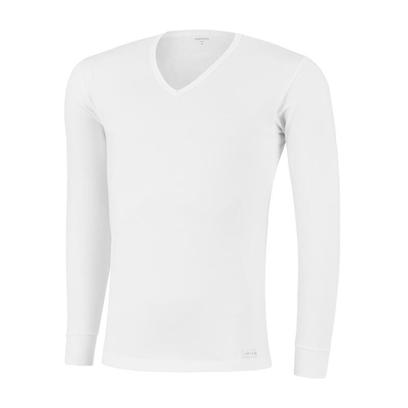 Tricot de peau manches longues col V Thermo