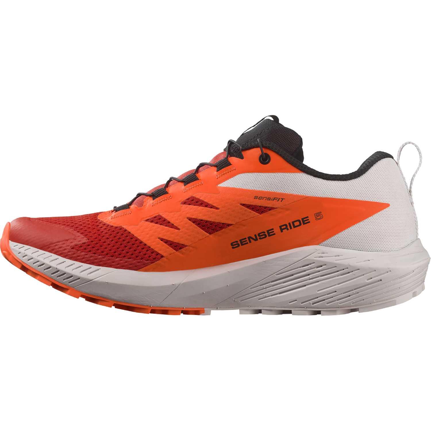 Zapatillas para hombre Salomon Sense ride 5 en color naranja 2/5