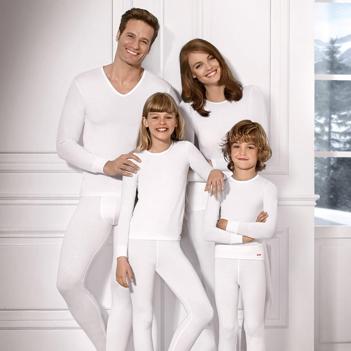 Tricot de peau col rond manches longues Thermo 5/7