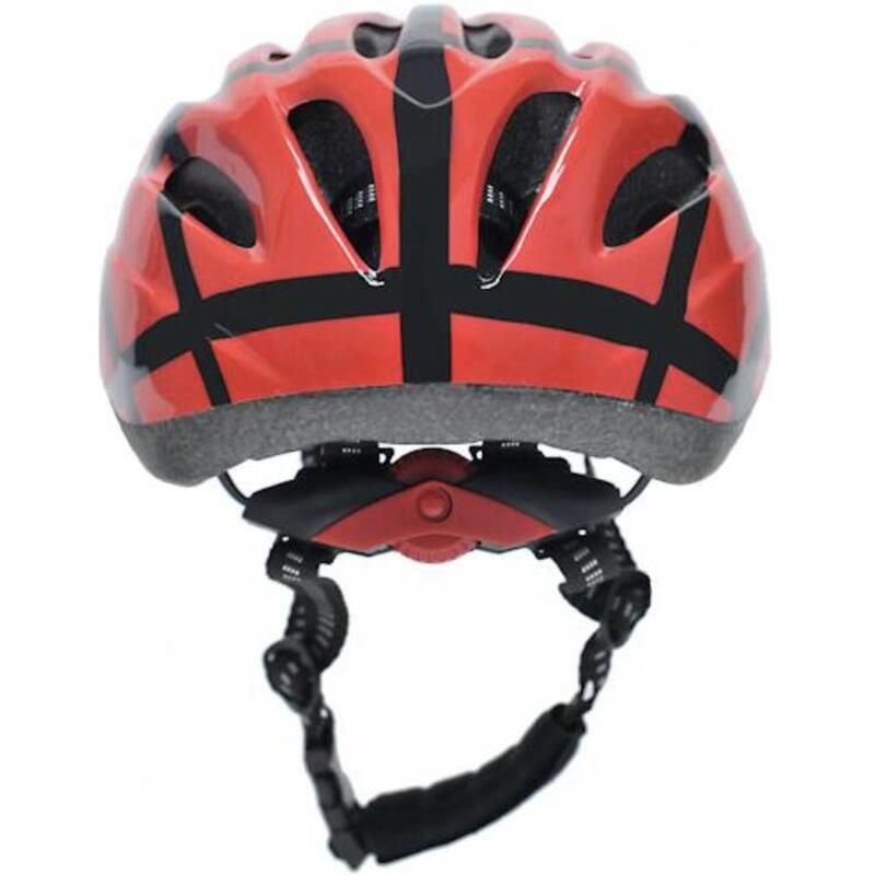 Casque de vélo pour enfant - Spider Rouge Noir - Casque enfant