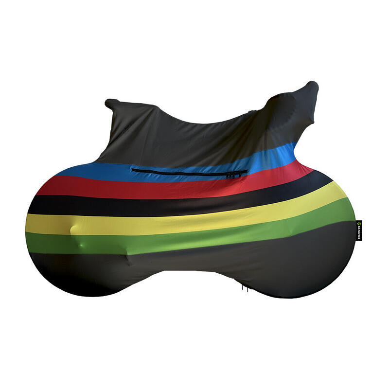 DS COVERS Transport Bike Sock - design RAINBOW