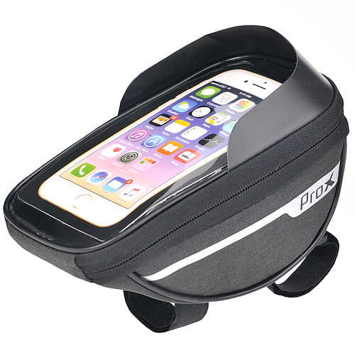Sacoche guidon vélo 1 Litre - Support téléphone 7 inch VTT/Vélo De Ville