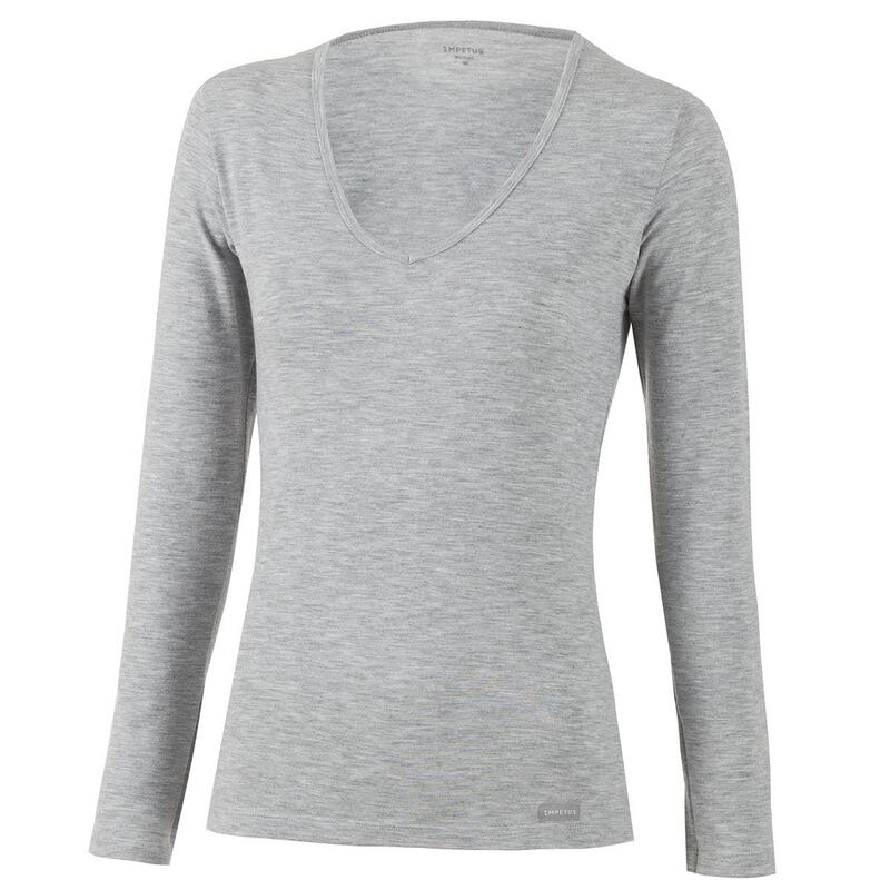 Tricot de peau col V manches longues Thermo