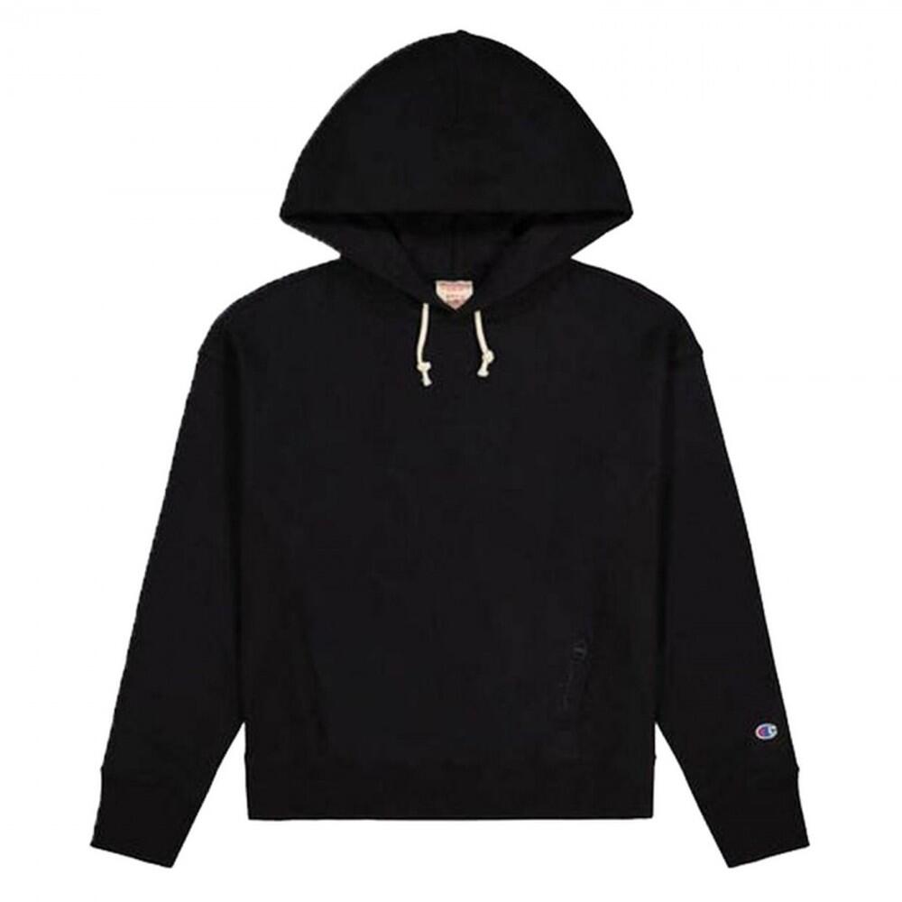 Champion - Reverse Weave Small Logo Hooded  Sweat-shirt Femme - Sweat-shirt - Noir - 42 M/l - Decathlon