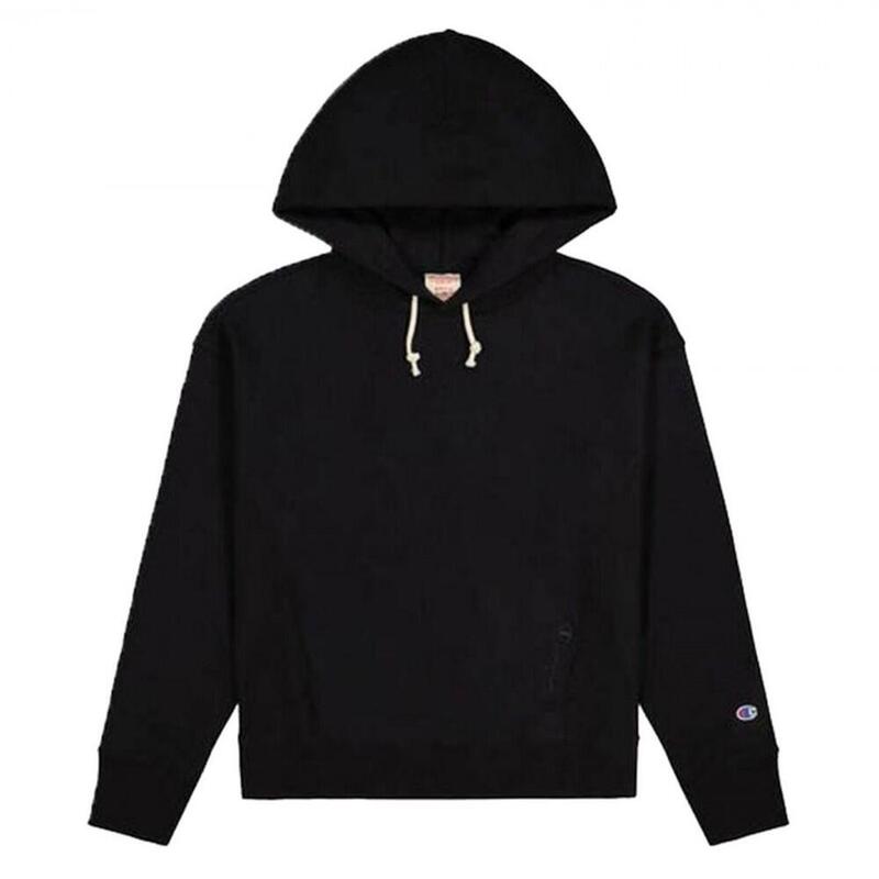 Reverse Weave Small Logo Hooded  Sweat-shirt Femme