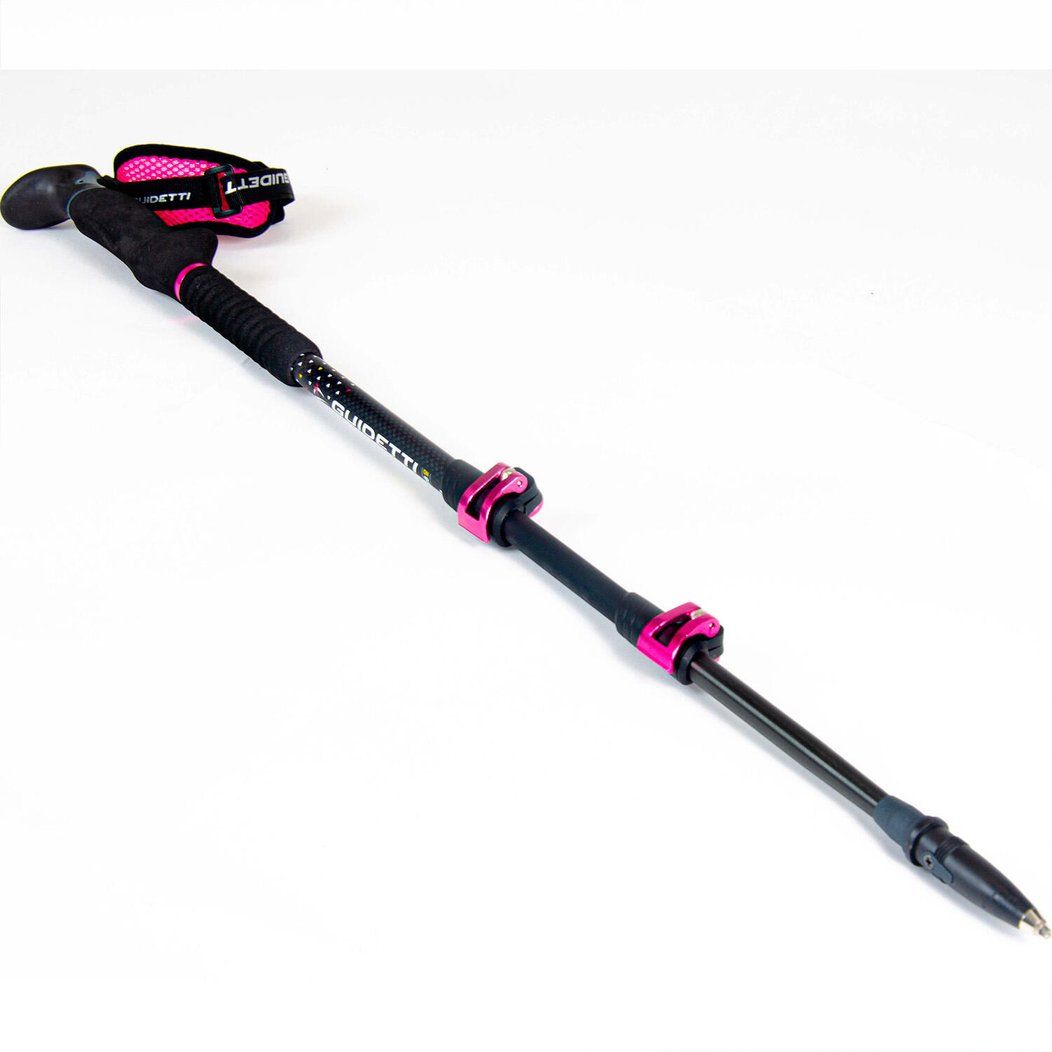 Hiking stick ruby carbon Guidetti B Light 5/7