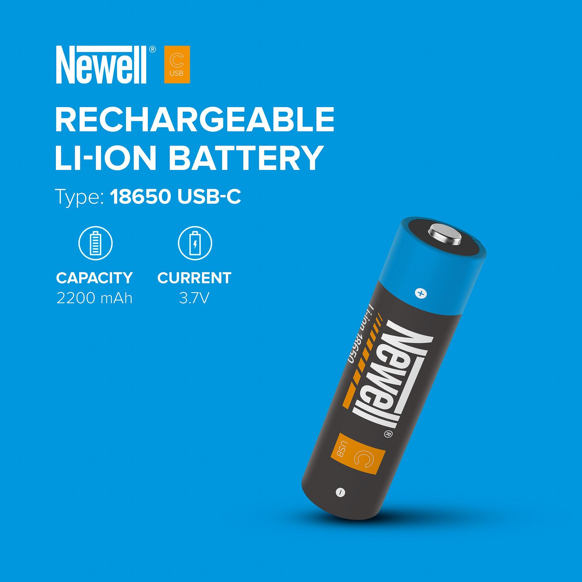 Akumulator Newell 18650 USB-C 2200 mAh 4/5
