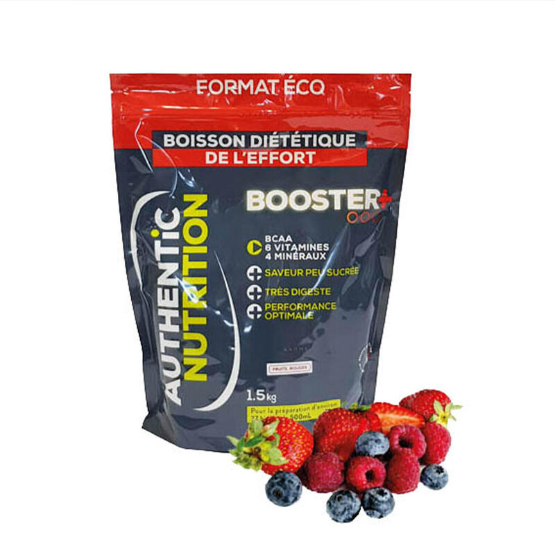 Energiedrank - Booster+ 1500 gr Rode Vruchten