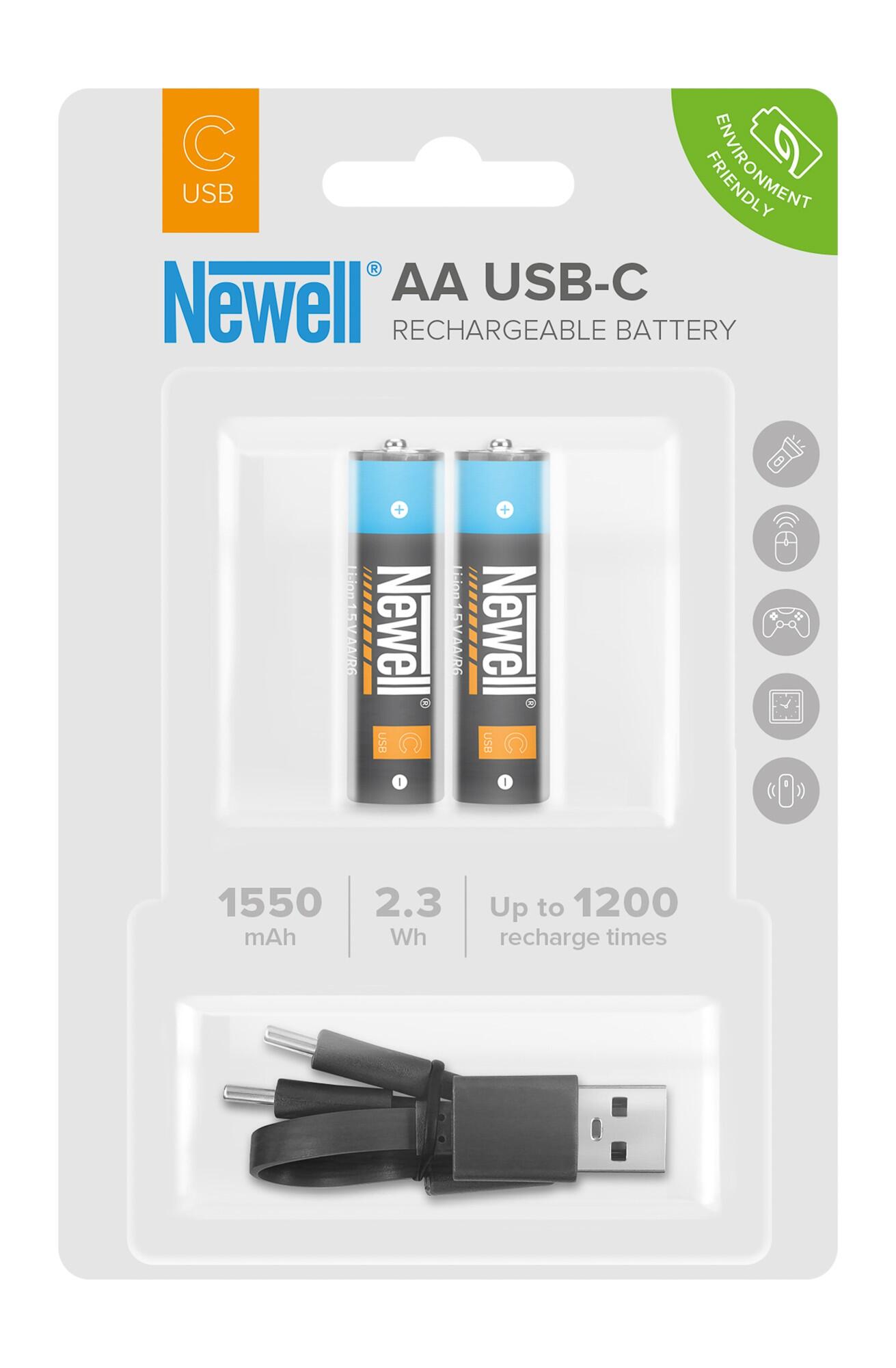 Akumulator Newell AA USB-C 1550 mAh 2 szt. blister 2/5