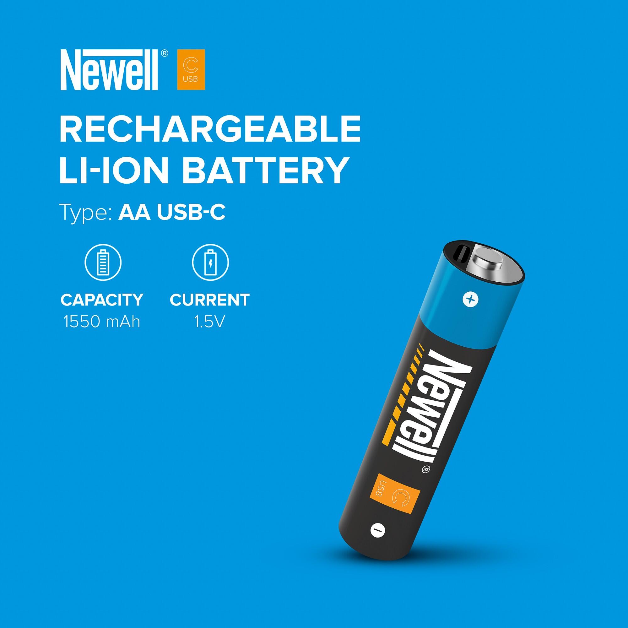 Akumulator Newell AA USB-C 1550 mAh 2 szt. blister 4/5