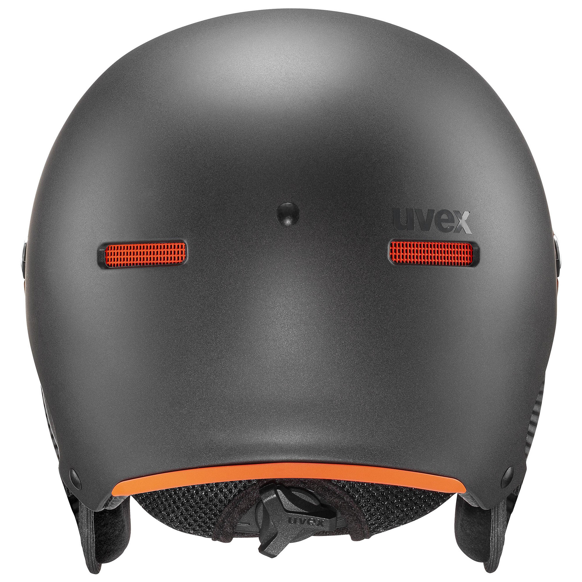 Uvex HLMT 500 Visor Skihelm met Vizier - Zwart/Oranje 4/5