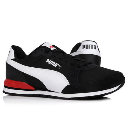 Sneakers en cuir ST Runner v3 PUMA Black Gum Beige
