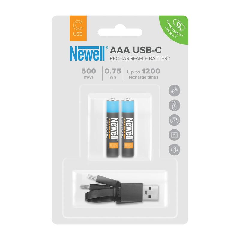 Akumulator Newell AAA USB-C 500 mAh 2 szt. blister