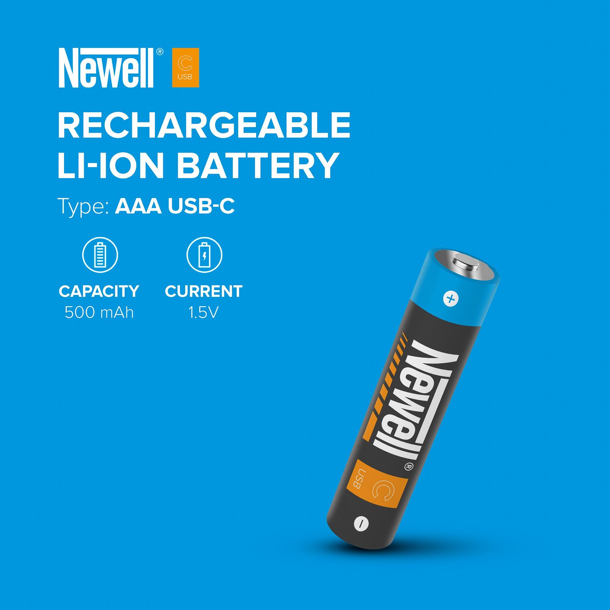 Akumulator Newell AAA USB-C 500 mAh 2 szt. blister 4/5