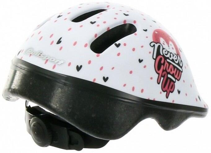 Fietshelm Hoggy XXS 44-48 cm - wit/mat roze 6/6