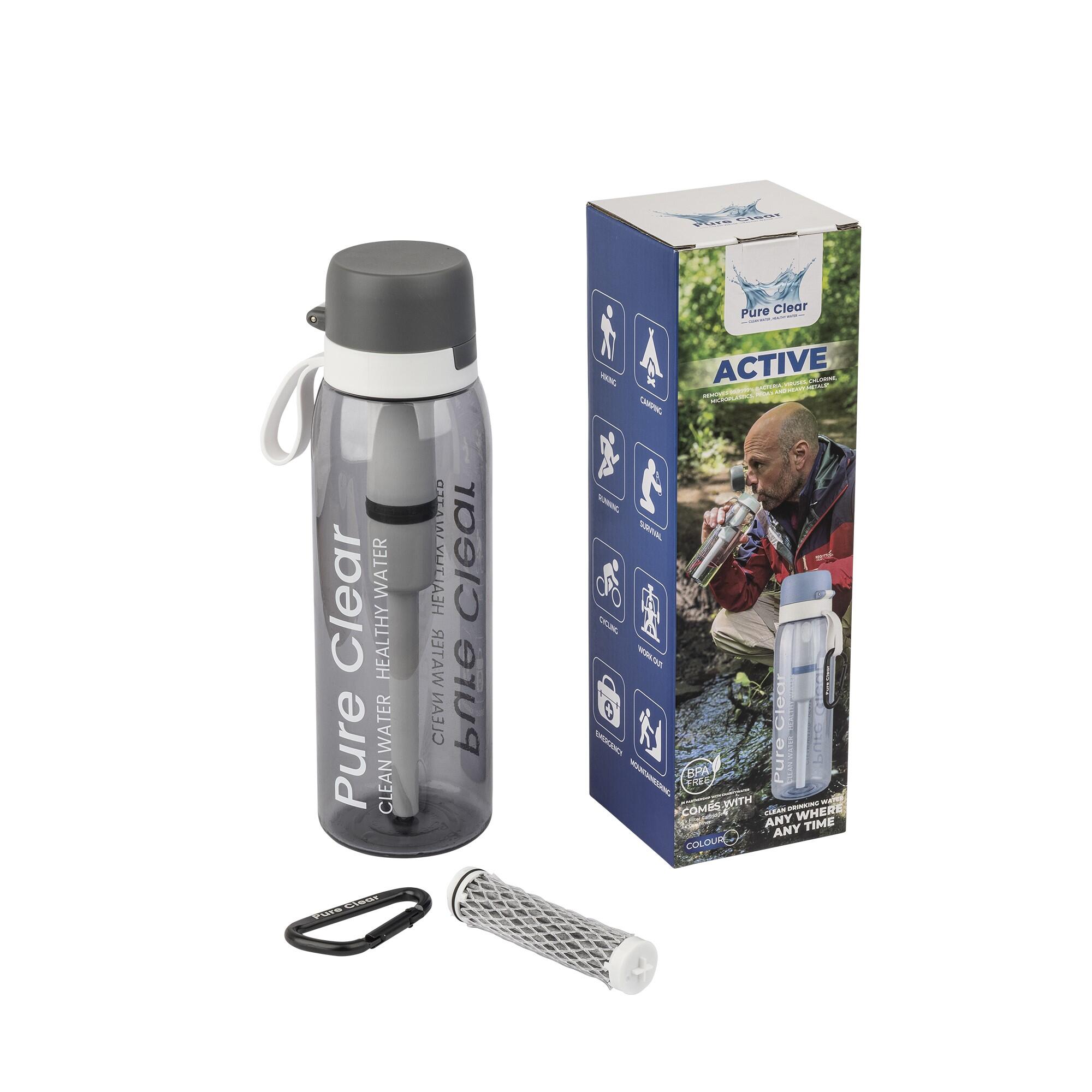 Active Filter Water Bottle -Virus, Bacteria, Parasite, Chemical protection 3/7