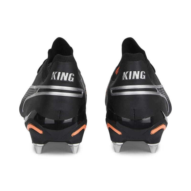 Scarpe da calcio KING ULTIMATE MxSG PUMA Black Silver Ultra Orange