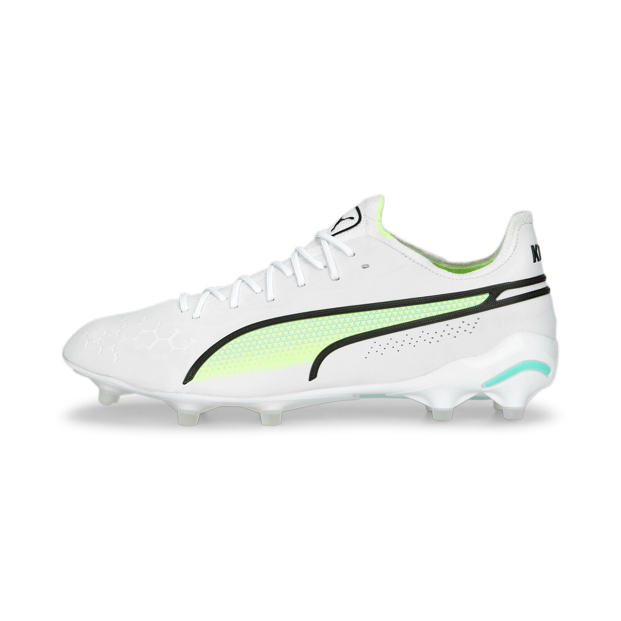 Puma King Ultimate FG/AG Mens White Football Boots 3/7