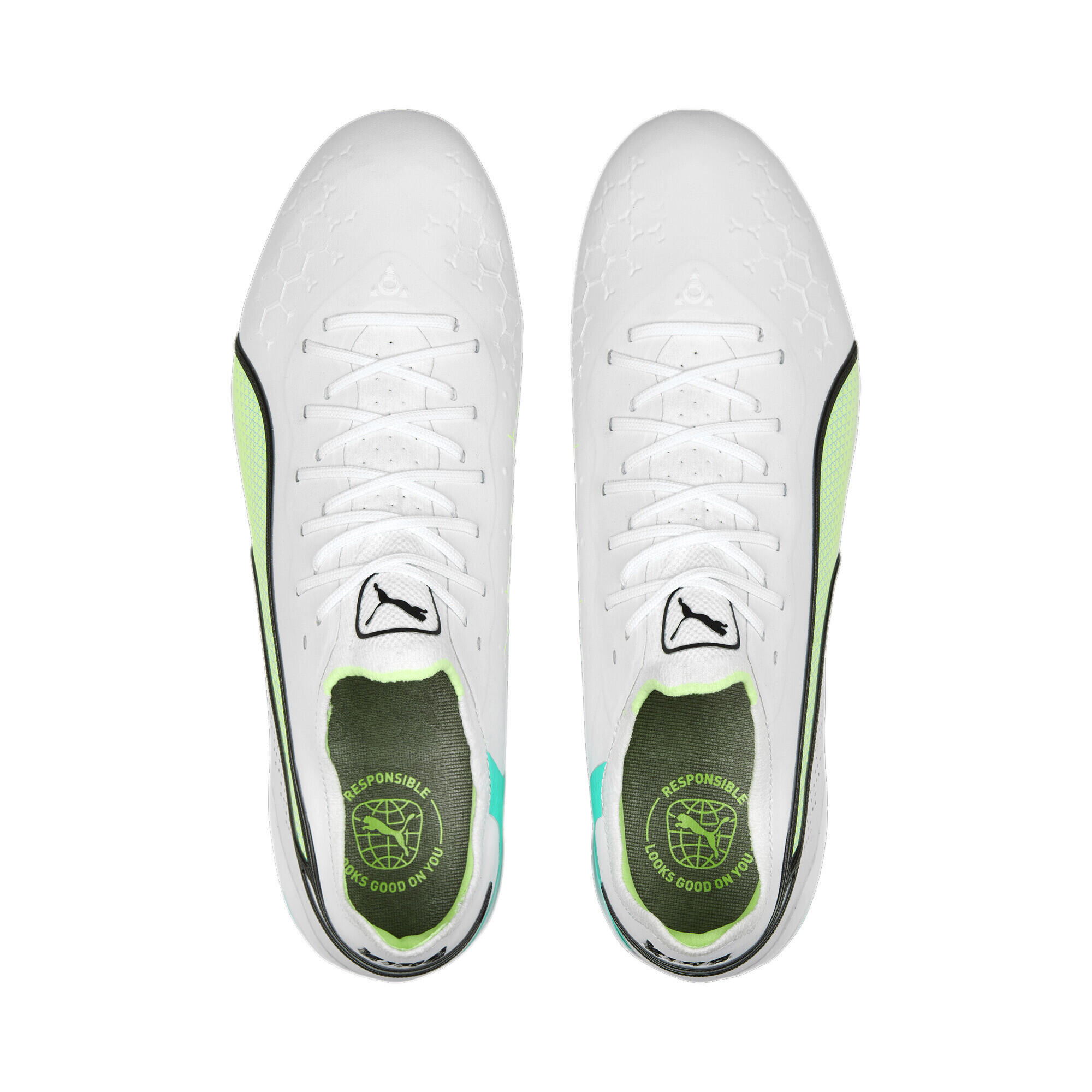 Puma King Ultimate FG/AG Mens White Football Boots 6/7