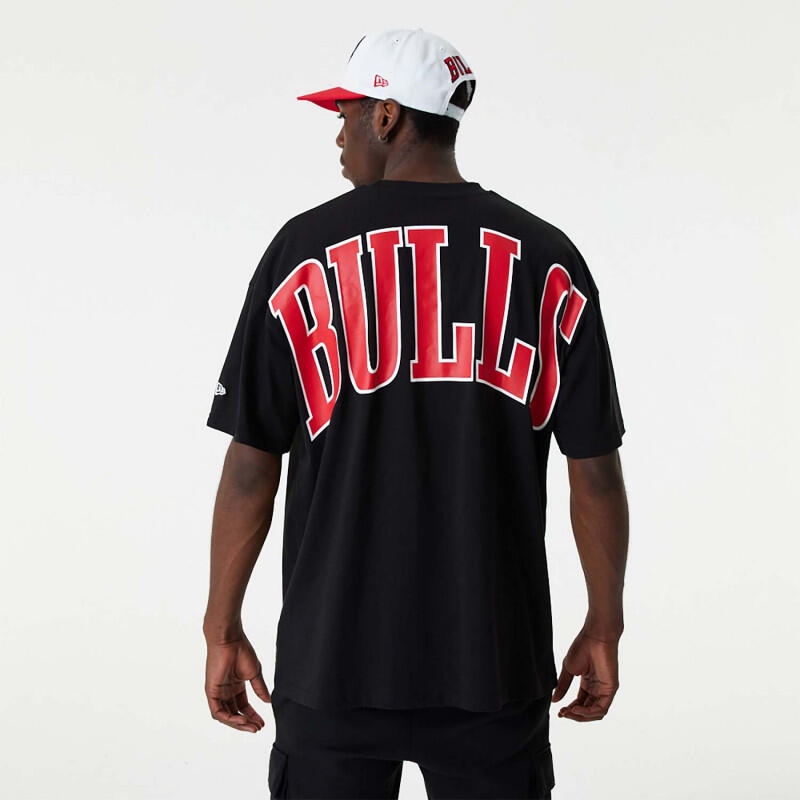 Official New Era NBA Infill Team Logo Chicago Bulls Black Jersey B9170_482  B9170_482