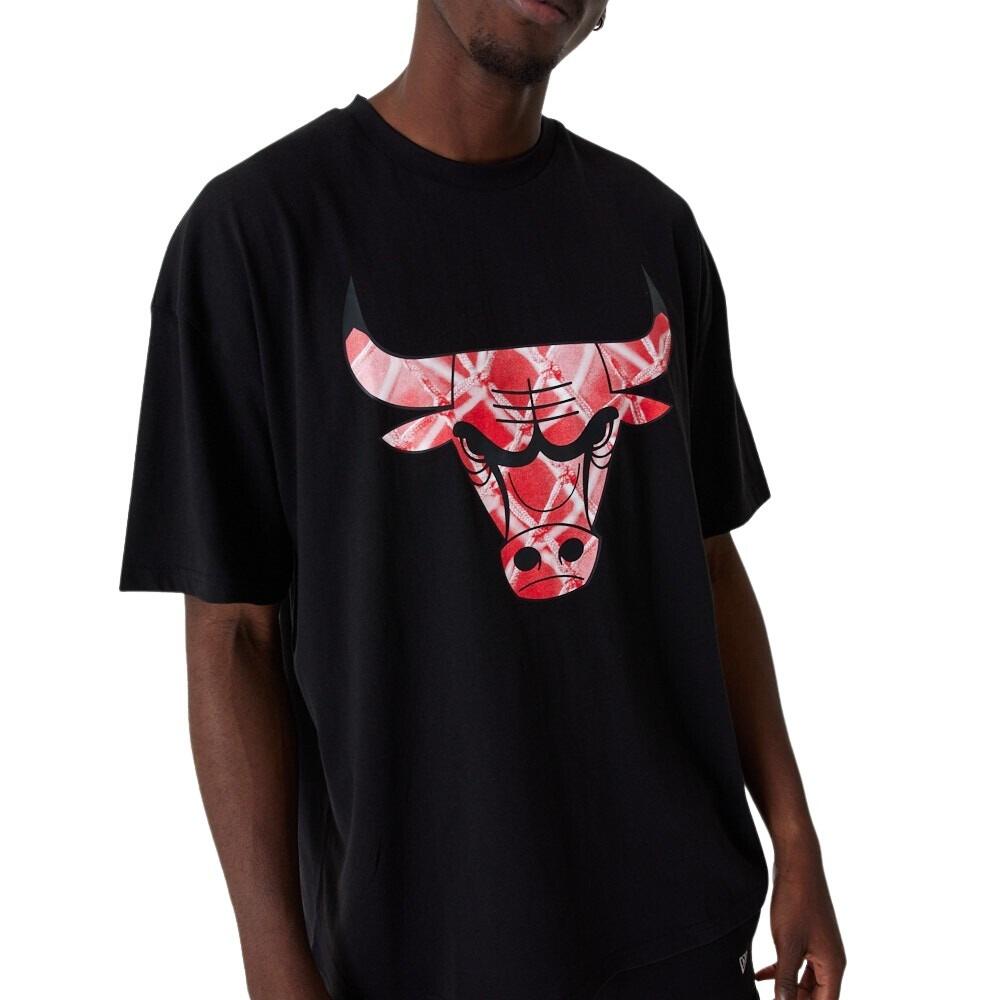 T-Shirt NBA Chicago Bulls Infill Logo Hommes NEW ERA 4/7