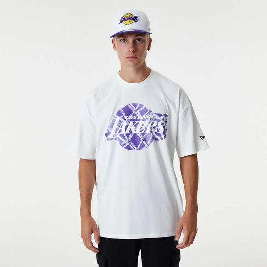 T-Shirt NBA Los Angeles Lakers Infill Logo Herren NEW ERA