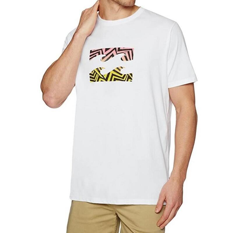 Billabong Herren T-Shirt Team New Wave Logo weiß