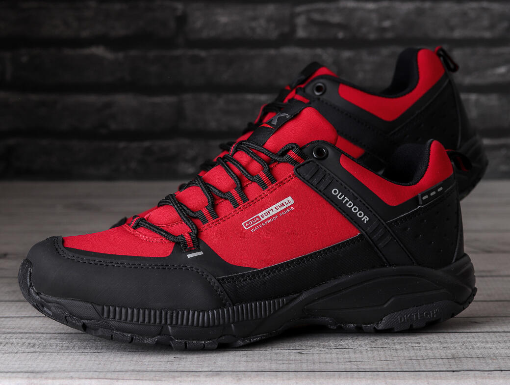 Buty męskie sportowe trekkingowe DK PREDATOR LOW RED 3/7