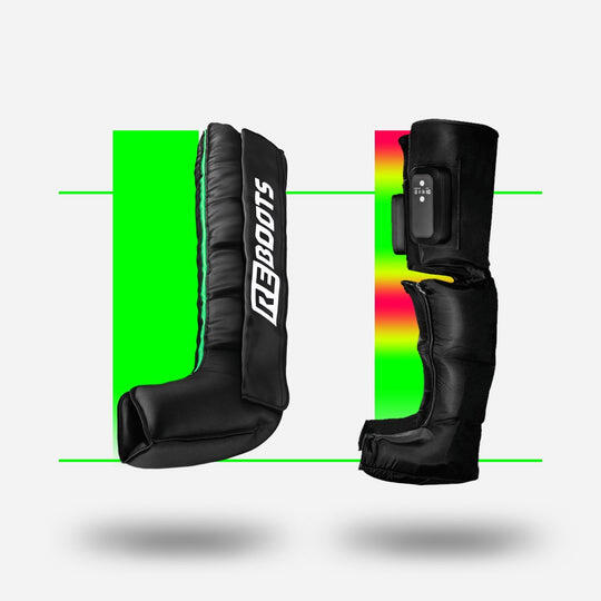 Reboots GO Lite – Bottes pressothérapie Bluetooth – 4 chambres 7/7
