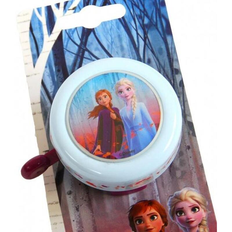 Disney Frozen 2 Fietsbel - Meisjes - Licht Blauw Paars