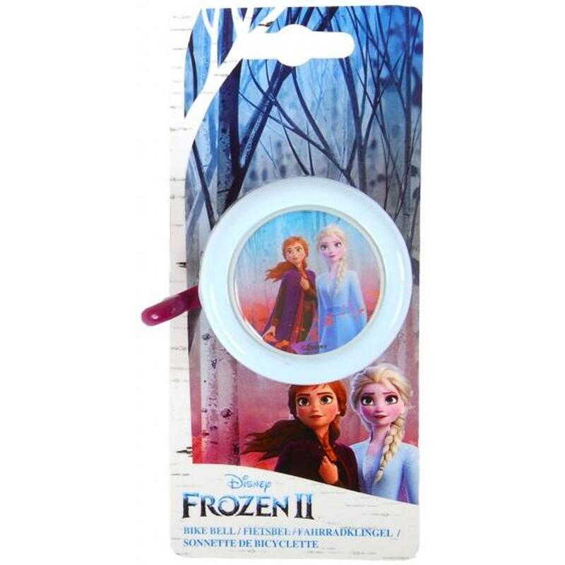 Disney Frozen 2 Fietsbel - Meisjes - Licht Blauw Paars