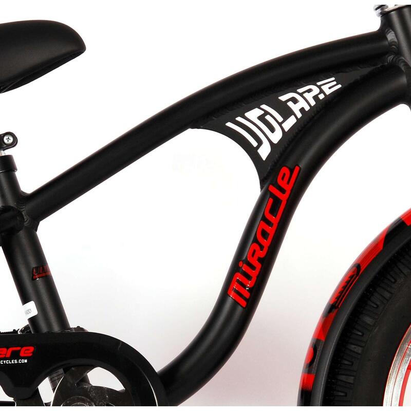 VOLARE BICYCLES Vélo enfant Miracle Cruiser 16 pouces, matt black
