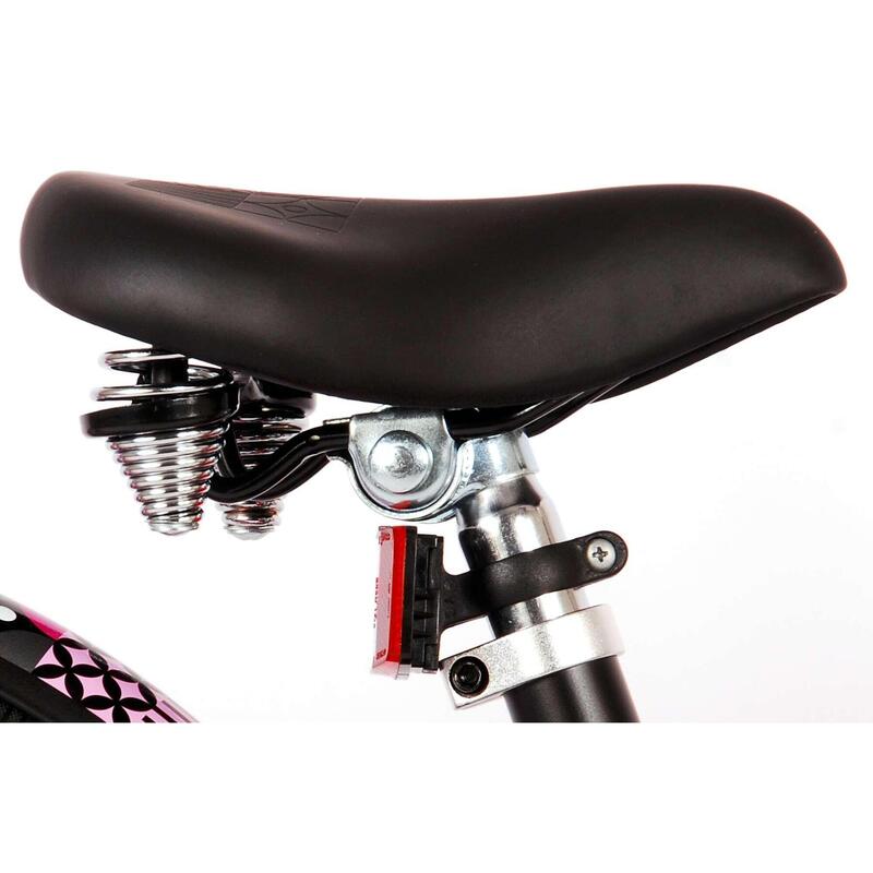 Vélo pour enfants - Volare Miracle Cruiser - Filles - 16 pouces - Noir mat