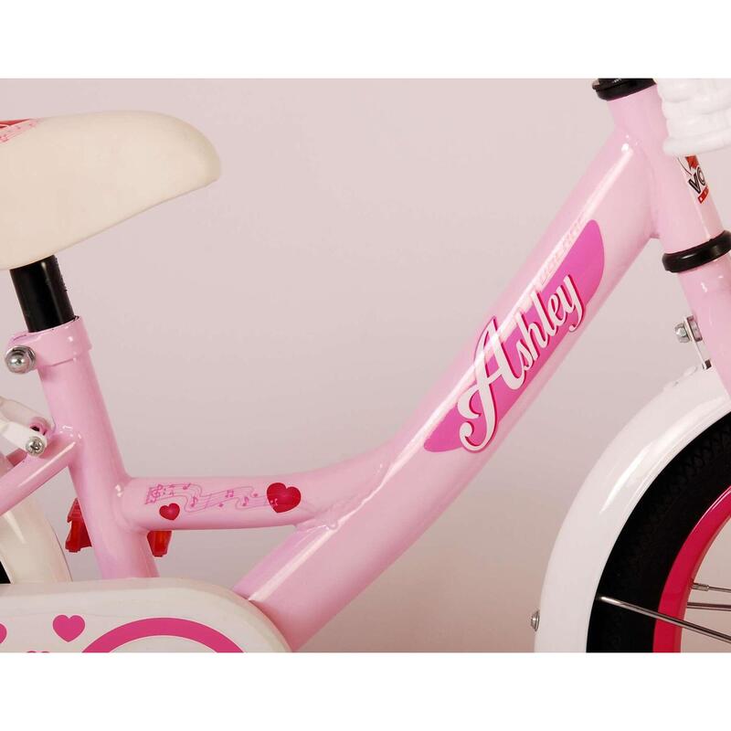 Vélo pour enfants Volare Ashley - Filles - 14 pouces - Rose