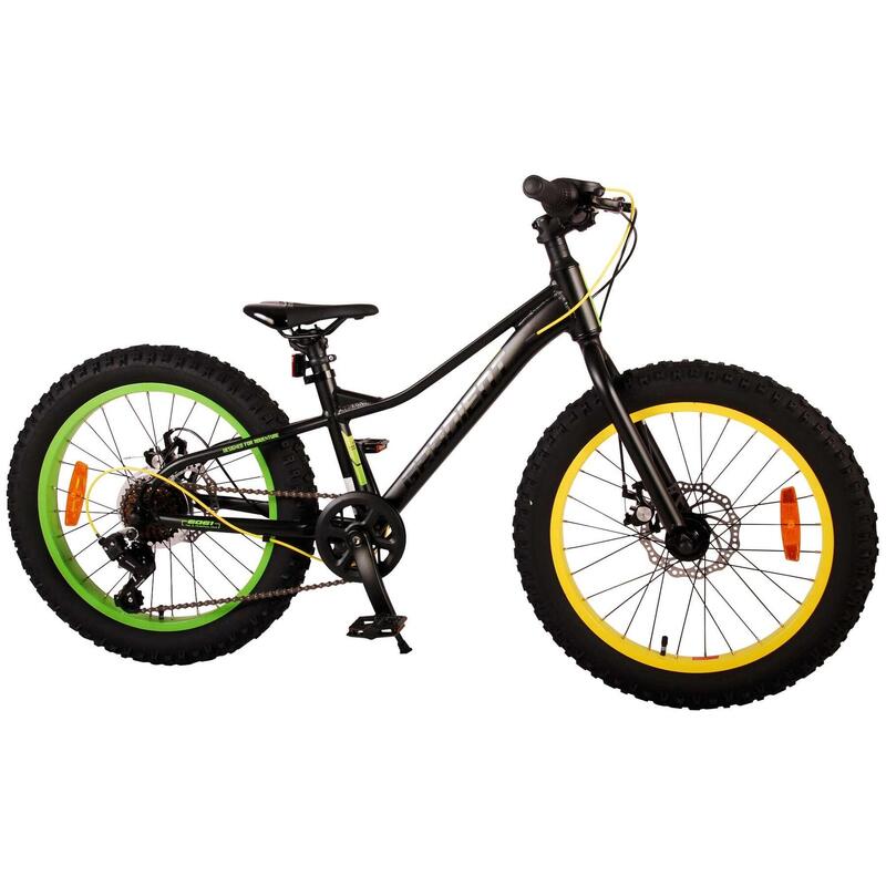 Vélo pour enfants Volare Gradient - Garçons - 20 pouces - Noir Jaune Vert -