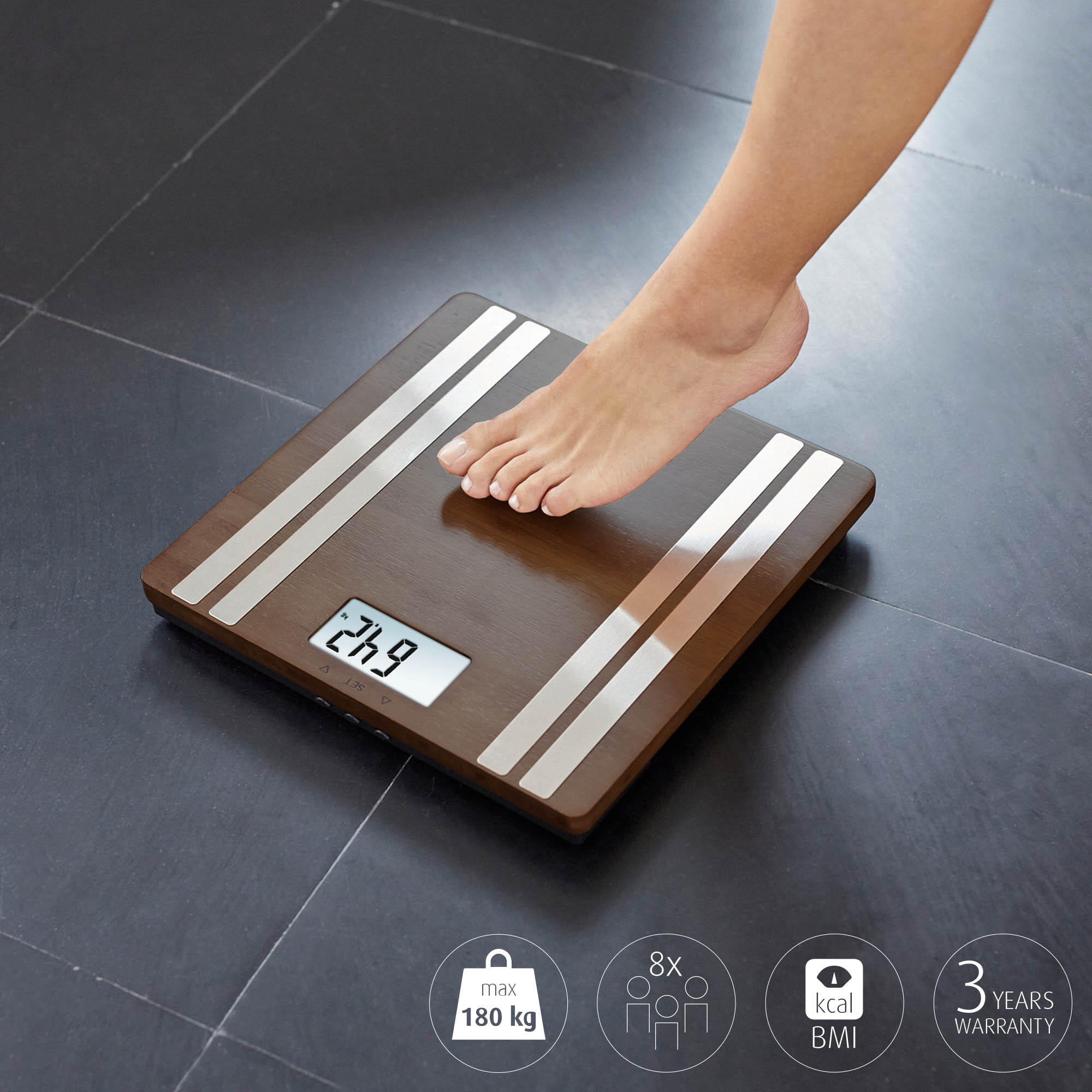 medisana BS 552 connect with App Bamboo Body Analysis Scale 180 kg 4/7