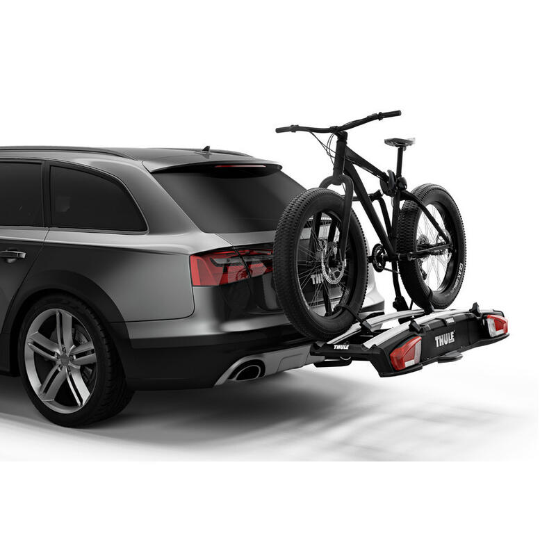 Suport Thule VeloSpace XT, prindere pe carligul de remorcare, pentru 2 biciclete