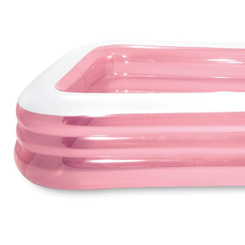 Piscina hinchable para niños rosa 305x183x56 cm INTEX