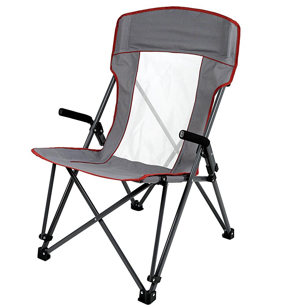 Aktive - Aktive - Chaise Pliante Anti-basculement, Chaise De Camping Ou Plage, Gris - Siège Pliant - Gris - Taille Unique - Decathlon